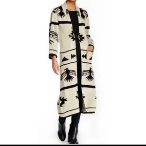 Vertigo Long Thunderbird Duster Sweatercoat XL NEW